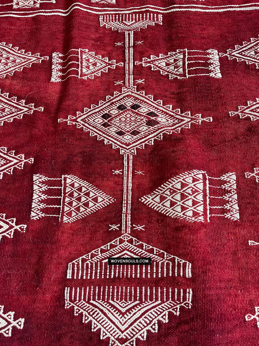 1603 Old Bakhnoug or Mushtia Shawl - Textile Art Masterpiece-WOVENSOULS Antique Textiles & Art Gallery