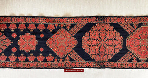 1604 Old Wedding Turban - Swat Valley Textile-WOVENSOULS Antique Textiles &amp; Art Gallery