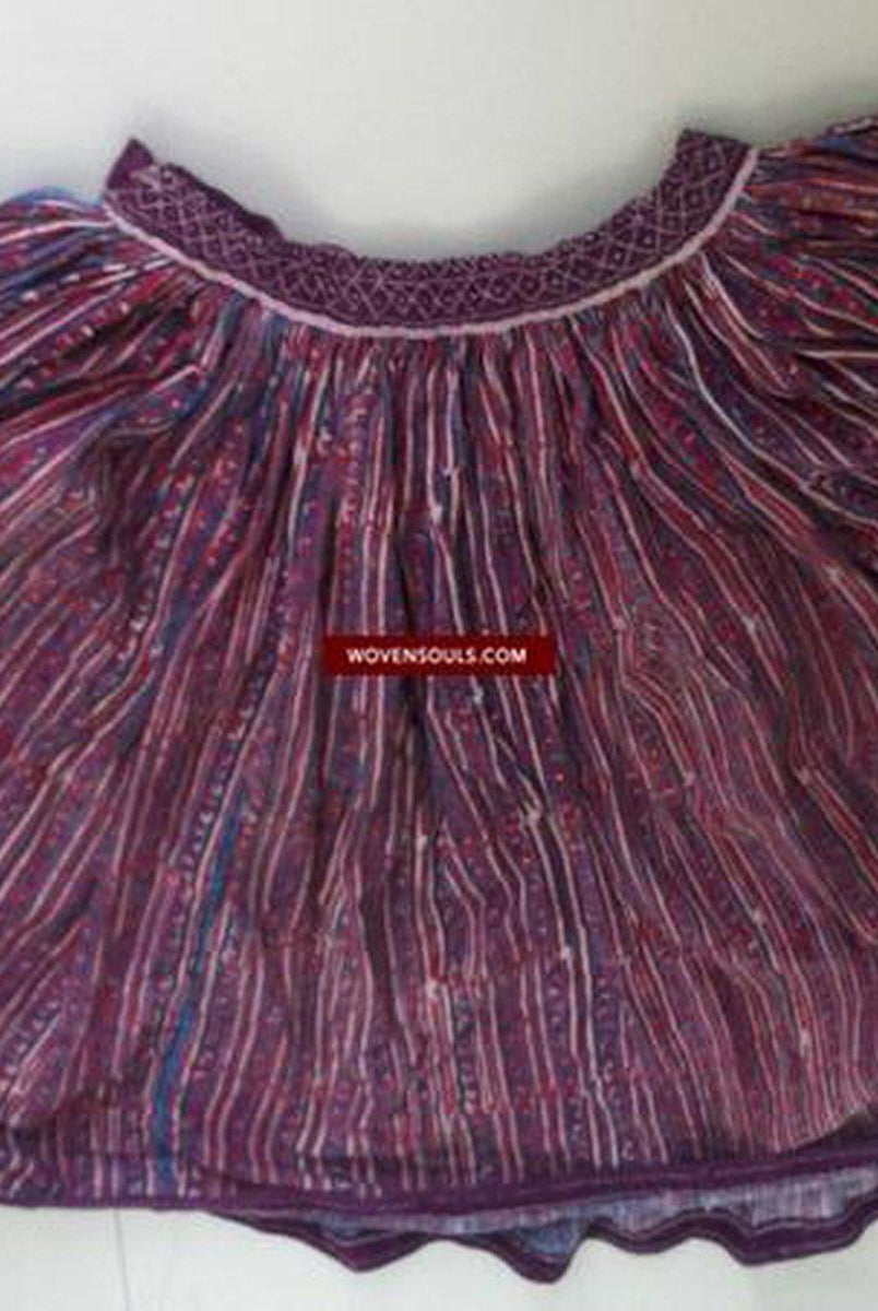 161 SOLD Hand Printed Skirt Gujarat-WOVENSOULS-Antique-Vintage-Textiles-Art-Decor