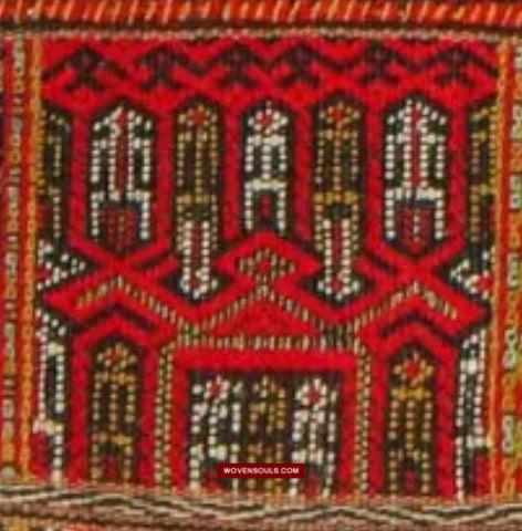 1614 Old Chinese Hainan Run Li Ethnic Minority Woven Skirt-WOVENSOULS Antique Textiles & Art Gallery