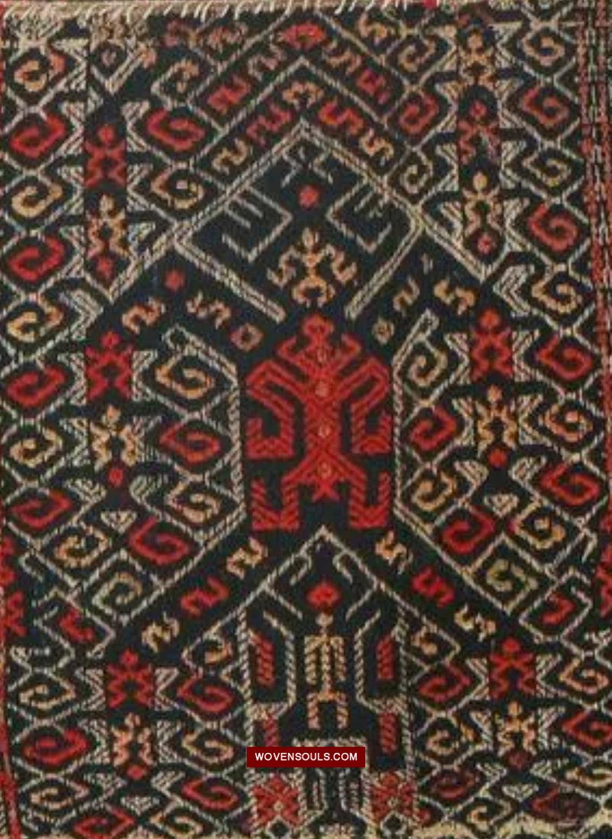 1615 Museum-Quality Old Chinese Hainan Run Li Ethnic Minority Woven Skirt-WOVENSOULS Antique Textiles & Art Gallery