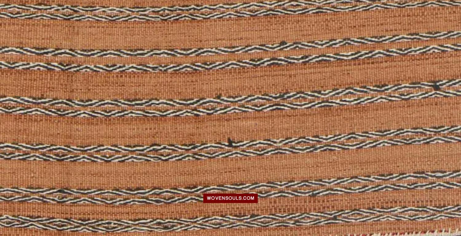 1615 Museum-Quality Old Chinese Hainan Run Li Ethnic Minority Woven Skirt-WOVENSOULS Antique Textiles & Art Gallery