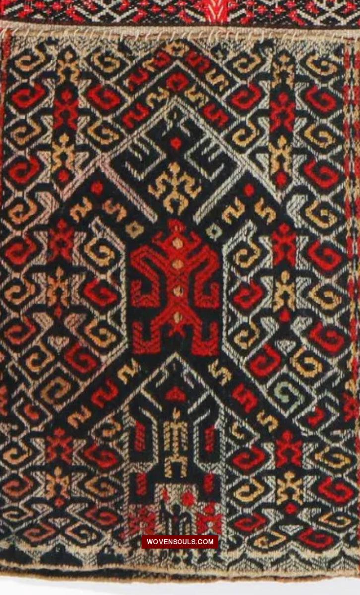 1615 Museum-Quality Old Chinese Hainan Run Li Ethnic Minority Woven Skirt-WOVENSOULS Antique Textiles & Art Gallery