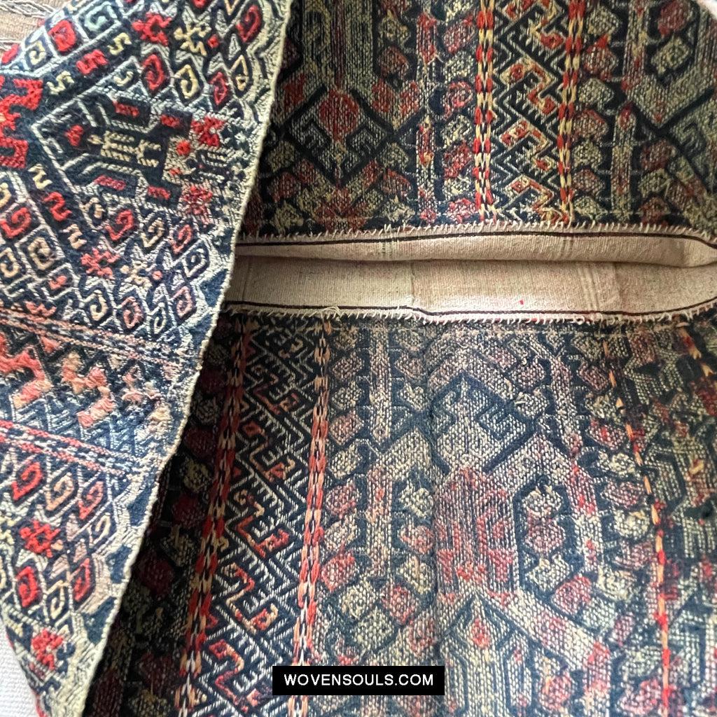 1615 Museum-Quality Old Chinese Hainan Run Li Ethnic Minority Woven Skirt-WOVENSOULS Antique Textiles & Art Gallery