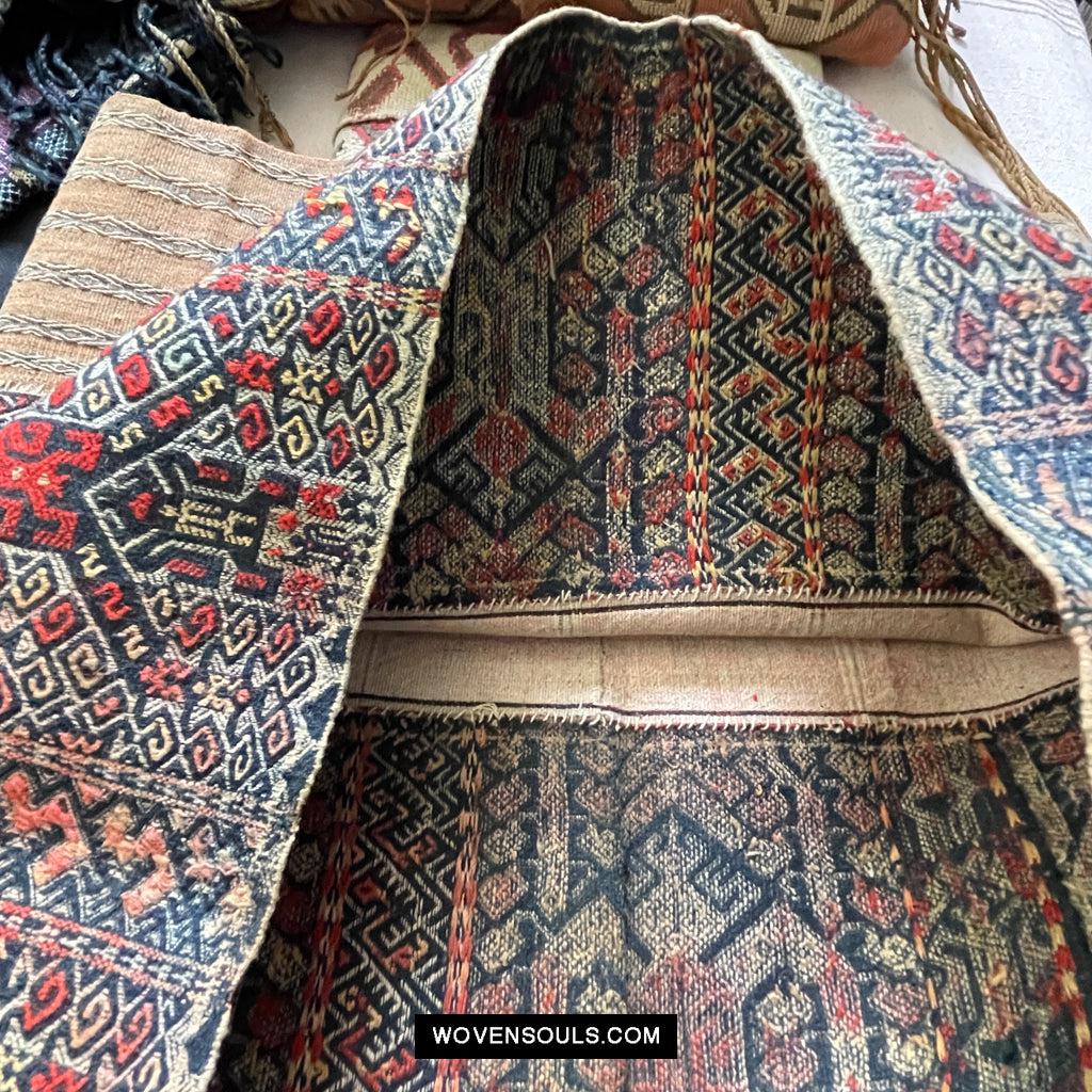 1615 Museum-Quality Old Chinese Hainan Run Li Ethnic Minority Woven Skirt-WOVENSOULS Antique Textiles & Art Gallery