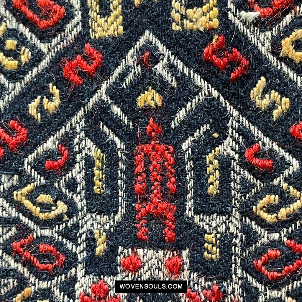 1615 Museum-Quality Old Chinese Hainan Run Li Ethnic Minority Woven Skirt-WOVENSOULS Antique Textiles & Art Gallery