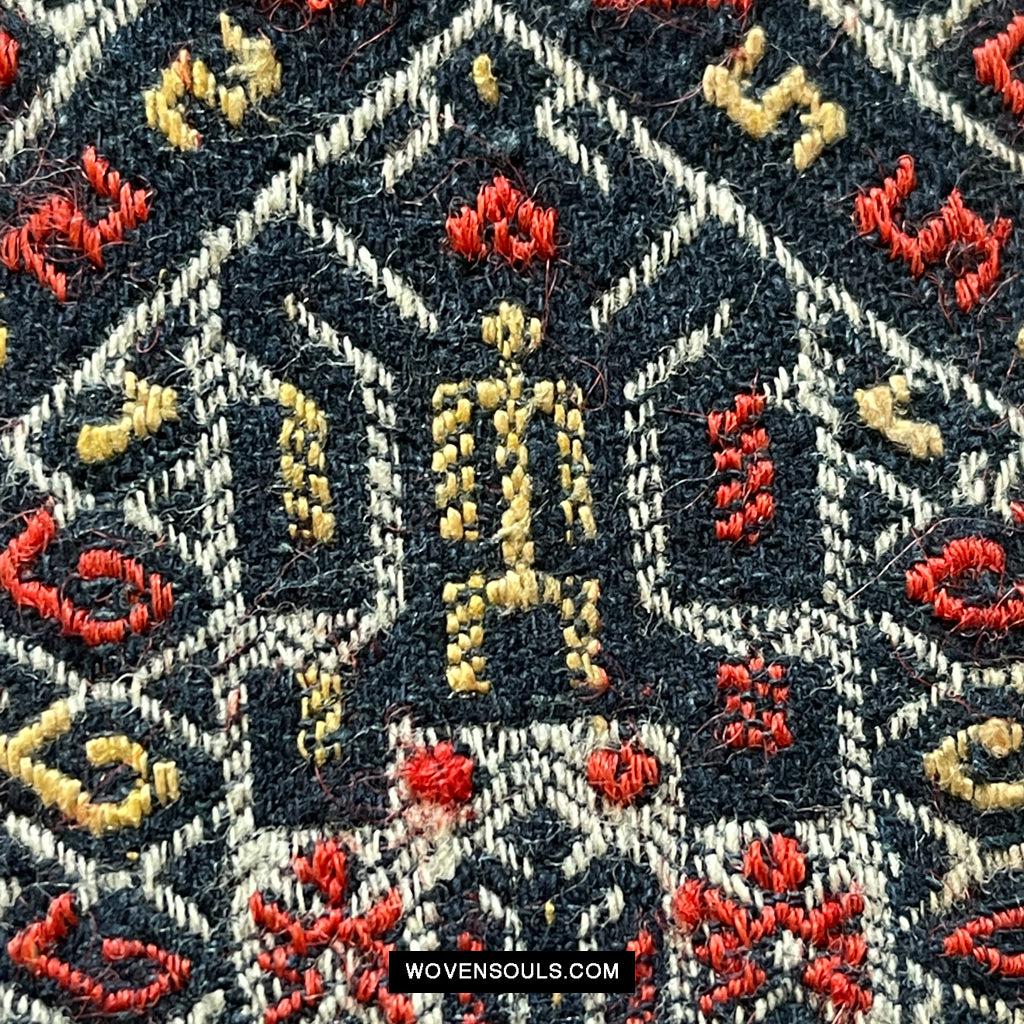 1615 Museum-Quality Old Chinese Hainan Run Li Ethnic Minority Woven Skirt-WOVENSOULS Antique Textiles & Art Gallery