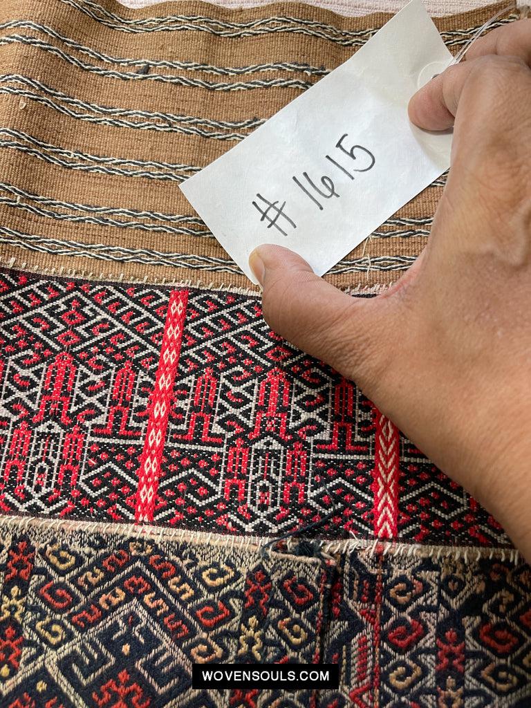 1615 Museum-Quality Old Chinese Hainan Run Li Ethnic Minority Woven Skirt-WOVENSOULS Antique Textiles & Art Gallery