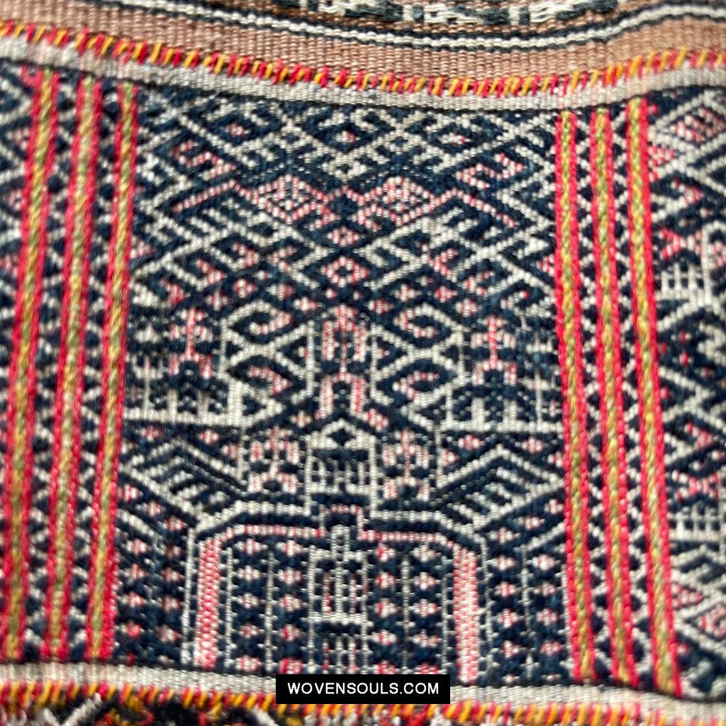 1616 Fine Old Chinese Hainan Run Li Ethnic Minority Woven Skirt-WOVENSOULS Antique Textiles & Art Gallery