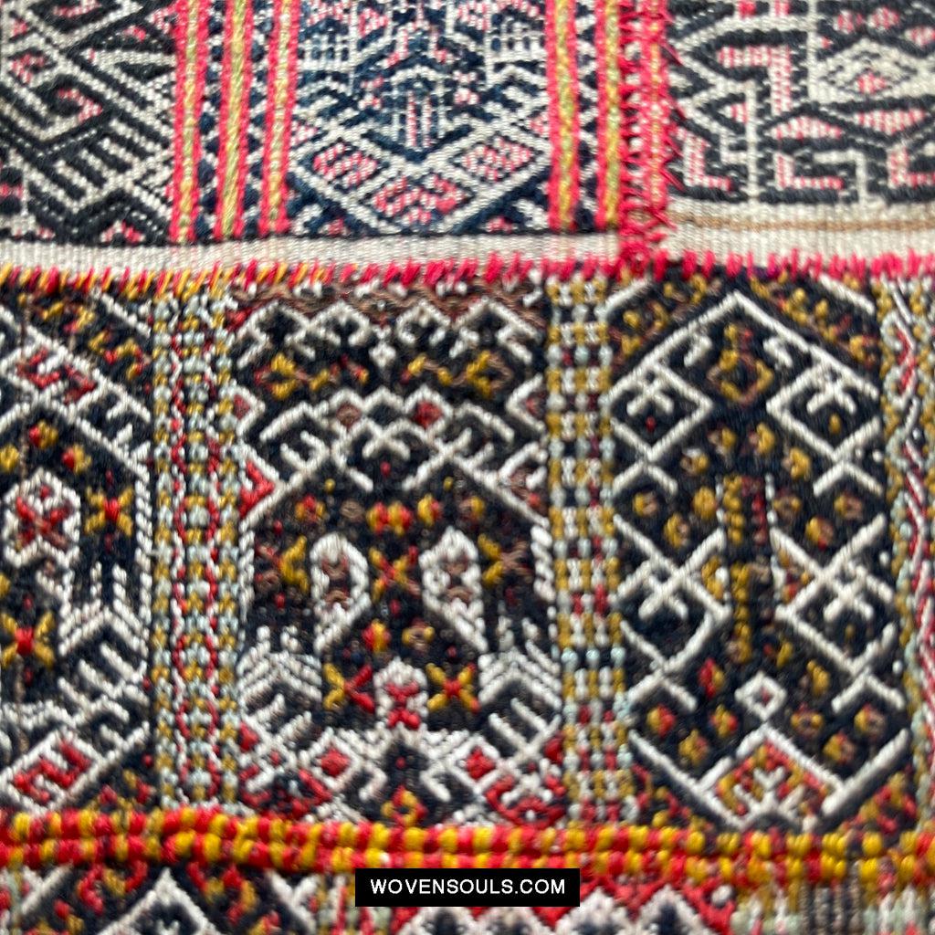 1616 Fine Old Chinese Hainan Run Li Ethnic Minority Woven Skirt-WOVENSOULS Antique Textiles & Art Gallery