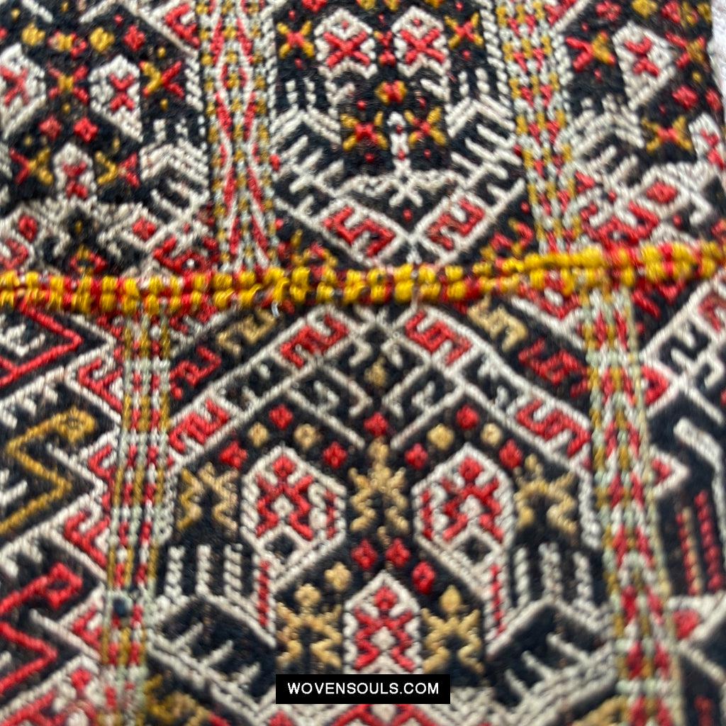 1616 Fine Old Chinese Hainan Run Li Ethnic Minority Woven Skirt-WOVENSOULS Antique Textiles & Art Gallery