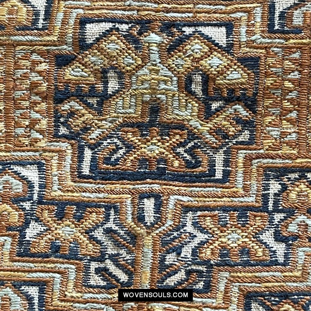 1617 Museum-Quality Old Chinese Hainan Run Li Ethnic Minority Woven Tunic Jacket-WOVENSOULS Antique Textiles & Art Gallery