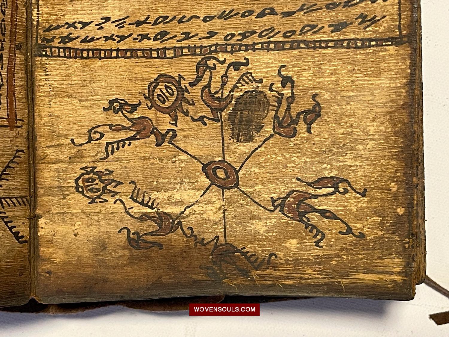 1621 Antique Large Batak Shaman Guru Pustaha Manuscript-WOVENSOULS Antique Textiles & Art Gallery