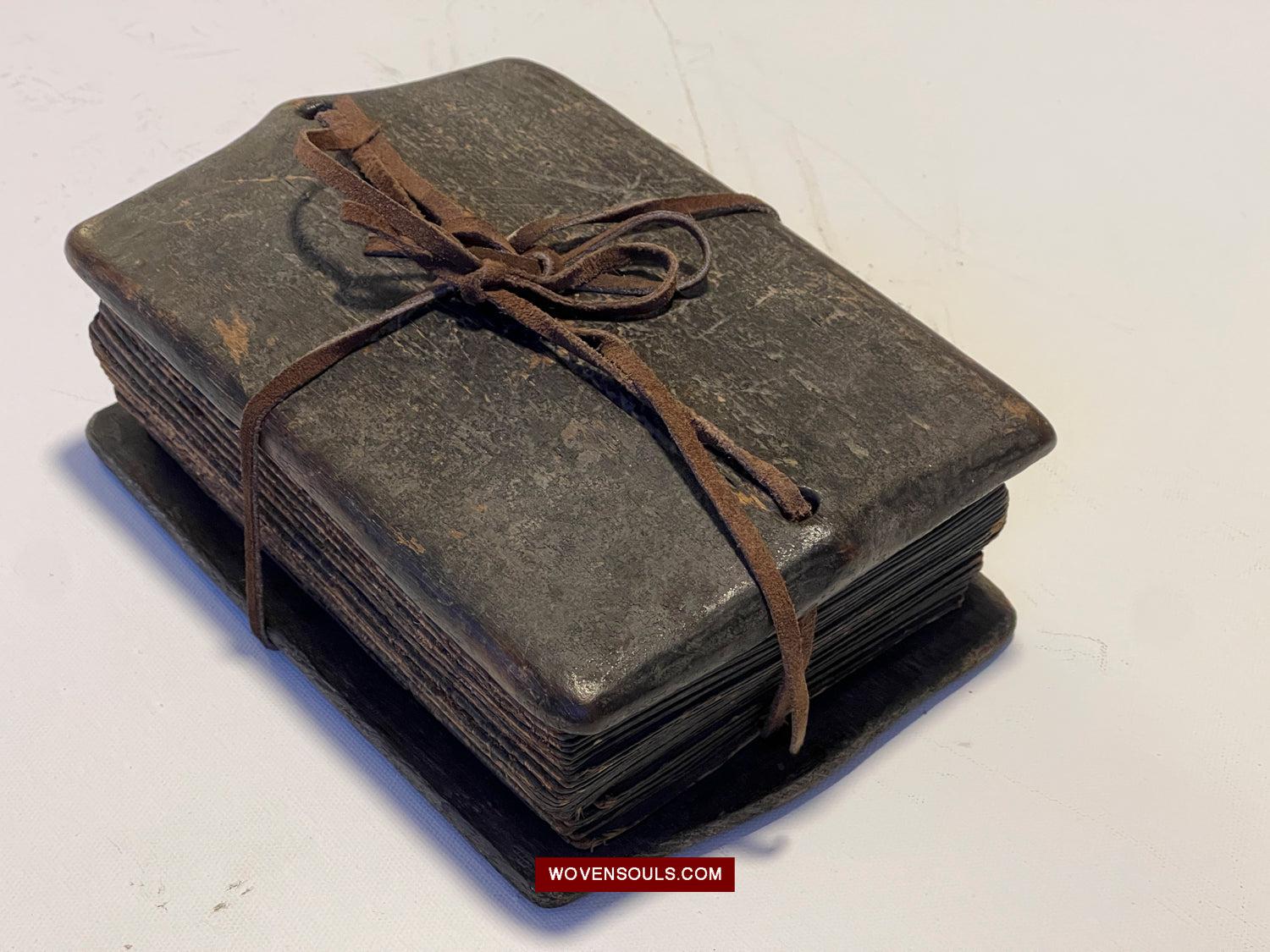 1621 Antique Large Batak Shaman Guru Pustaha Manuscript-WOVENSOULS Antique Textiles & Art Gallery