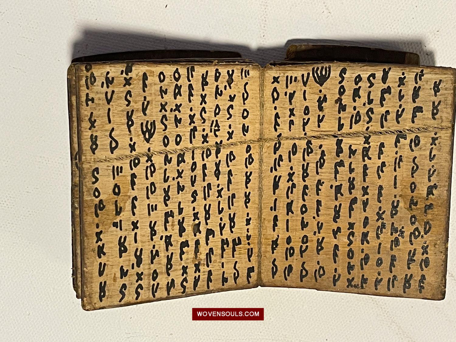 1622 Rare Antique Batak Shaman Medicine Manuscript Pustaha Pustaka-WOVENSOULS Antique Textiles & Art Gallery