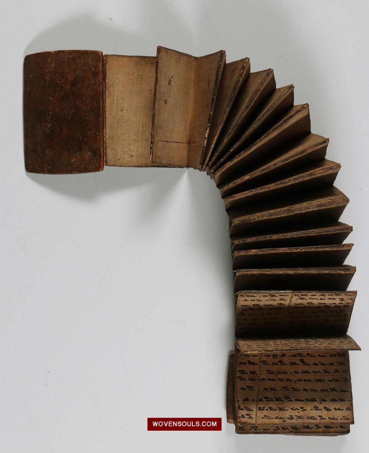 1622 Rare Antique Batak Shaman Medicine Manuscript Pustaha Pustaka-WOVENSOULS Antique Textiles & Art Gallery