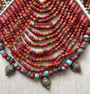 1623 SOLD Antique Naga Tribal Bead Necklace-WOVENSOULS Antique Textiles &amp; Art Gallery