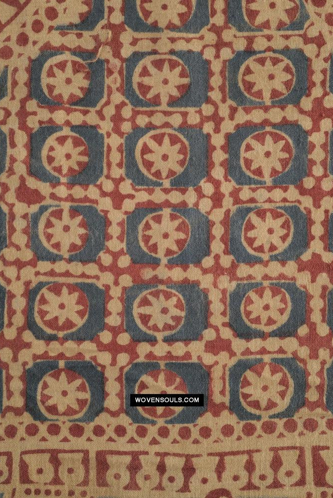 1641 VENDUTO Grande panno cerimoniale del Gujarat con una fila di musiciste-WOVENSOULS Tessuti antichi e Galleria d'arte