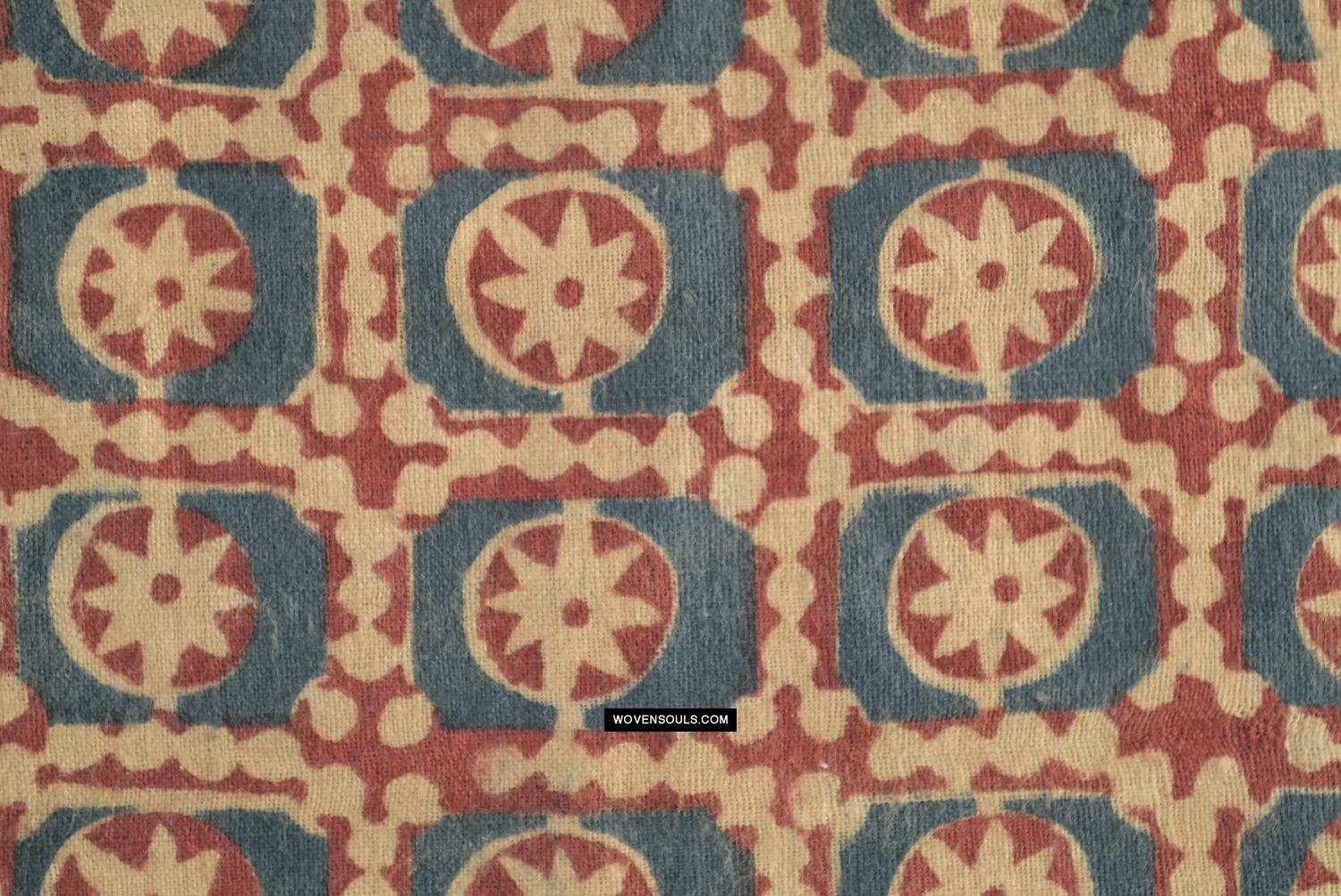 1641 SOLD Large Gujarat Ceremonial Cloth with a Row of Female Musicians-WOVENSOULS Antique Textiles & Art Gallery