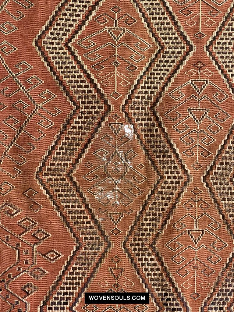 1650 Antique Iban Pua Kumbu Sungkit Singkit Woven Textile with Serpent Dragon-WOVENSOULS Antique Textiles & Art Gallery