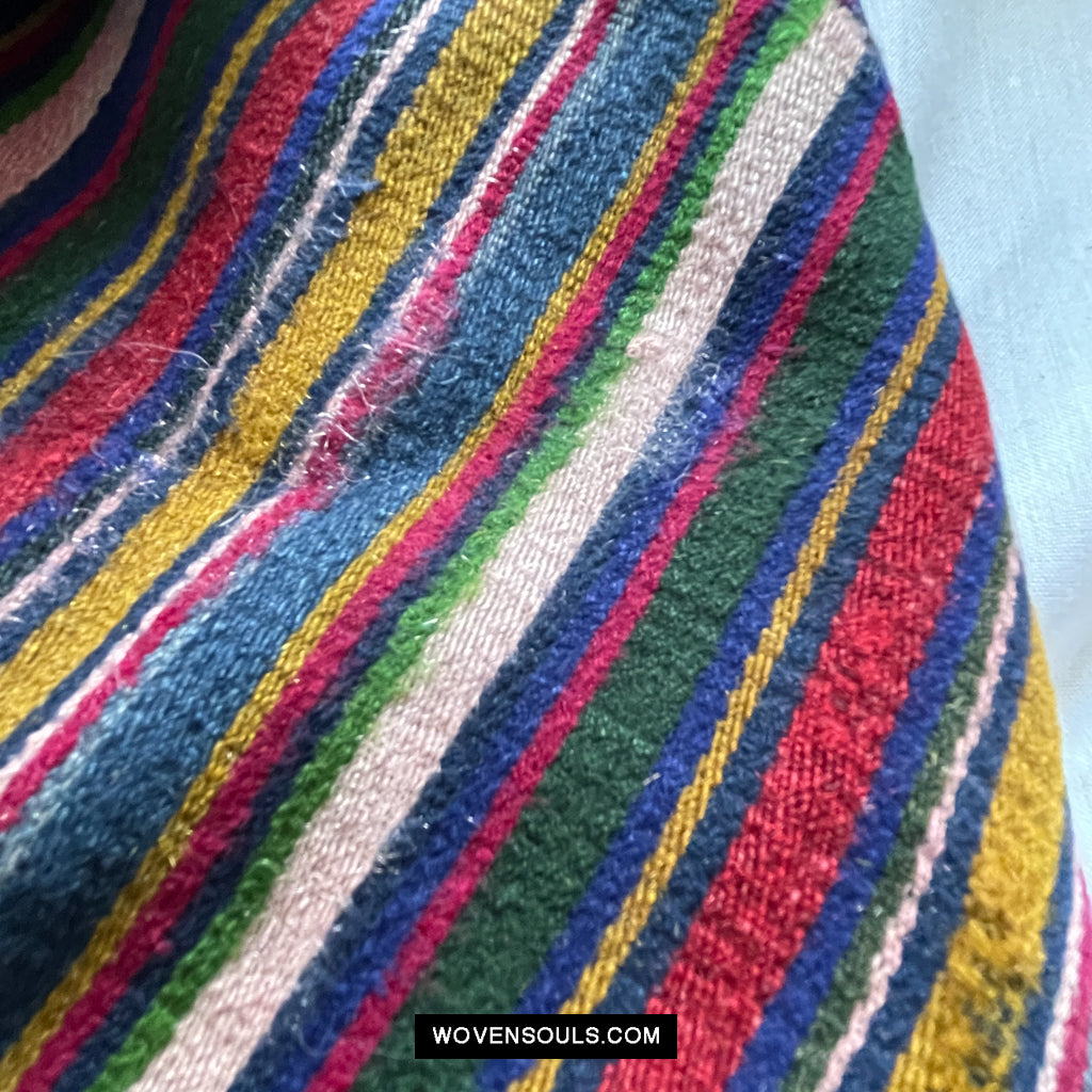 1658 Vintage Tibetan Handwoven Pangden Apron-WOVENSOULS Antique Textiles & Art Gallery