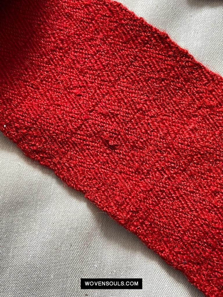 1659 Old Handwoven Tibet Sash Belt-WOVENSOULS Antique Textiles & Art Gallery