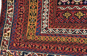 1678 Antique Afshar Soumac Kilim Rug-WOVENSOULS Antique Textiles &amp; Art Gallery