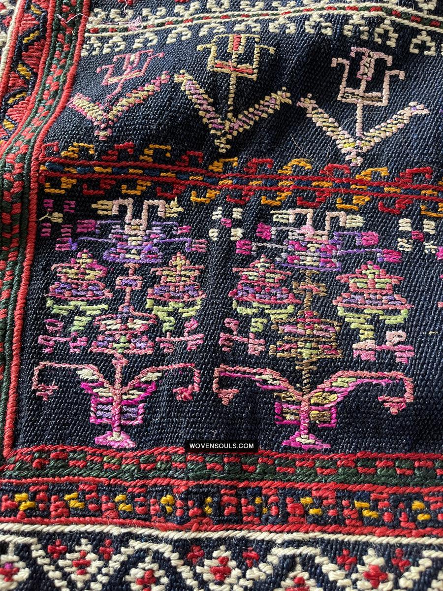 1678 Antique Afshar Soumac Kilim Rug-WOVENSOULS Antique Textiles & Art Gallery