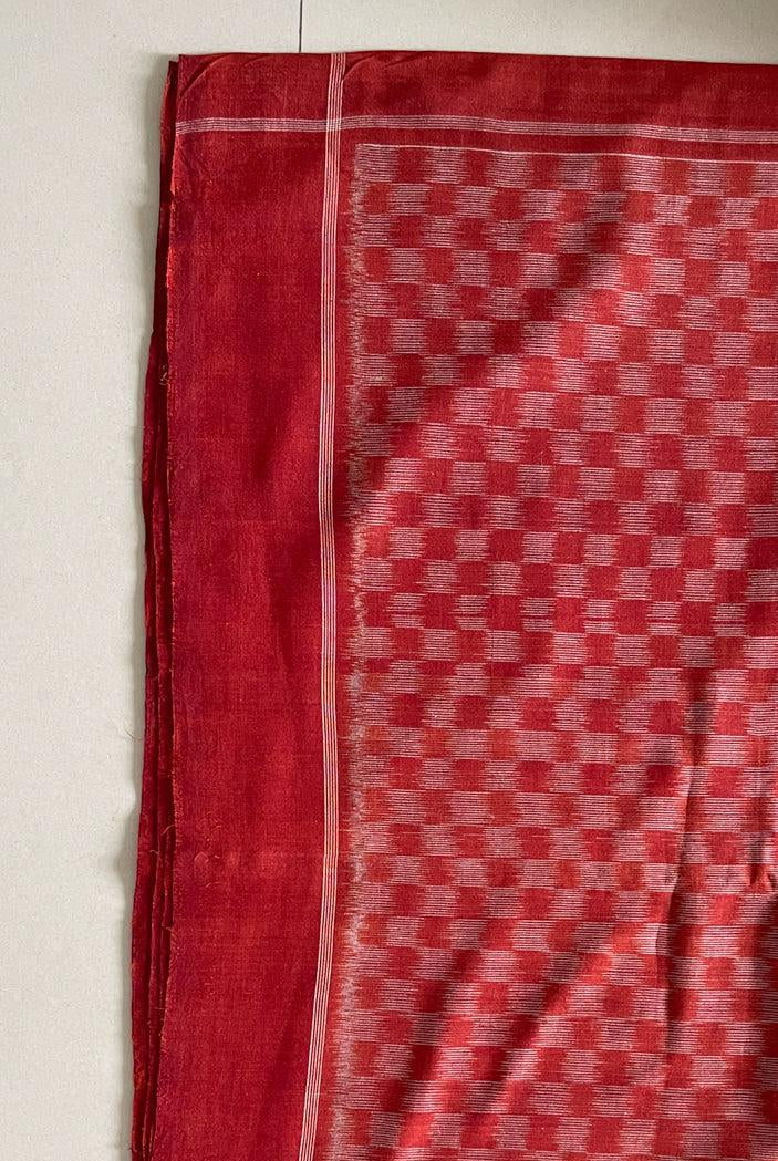 1681 Handwebstuhl aus Ikat-Baumwolle Sari Pochampally-WOVENSOULS Galerie für antike Textilien und Kunst