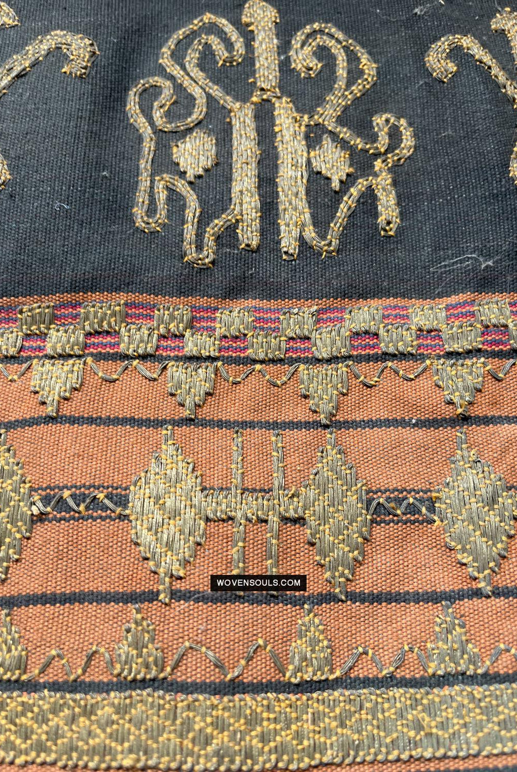 1686 Rare Antique Kain Tapis Tampan Ship Cloth-WOVENSOULS Antique Textiles & Art Gallery