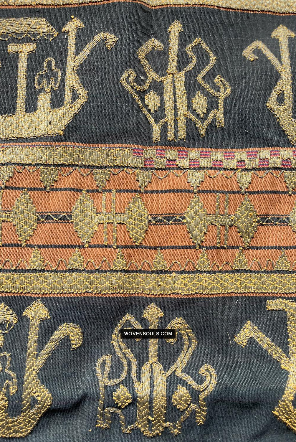 1686 Rare Antique Kain Tapis Tampan Ship Cloth-WOVENSOULS Antique Textiles & Art Gallery