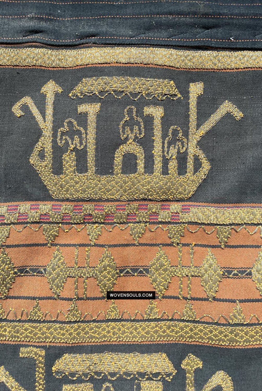 1686 Rare Antique Kain Tapis Tampan Ship Cloth-WOVENSOULS Antique Textiles & Art Gallery