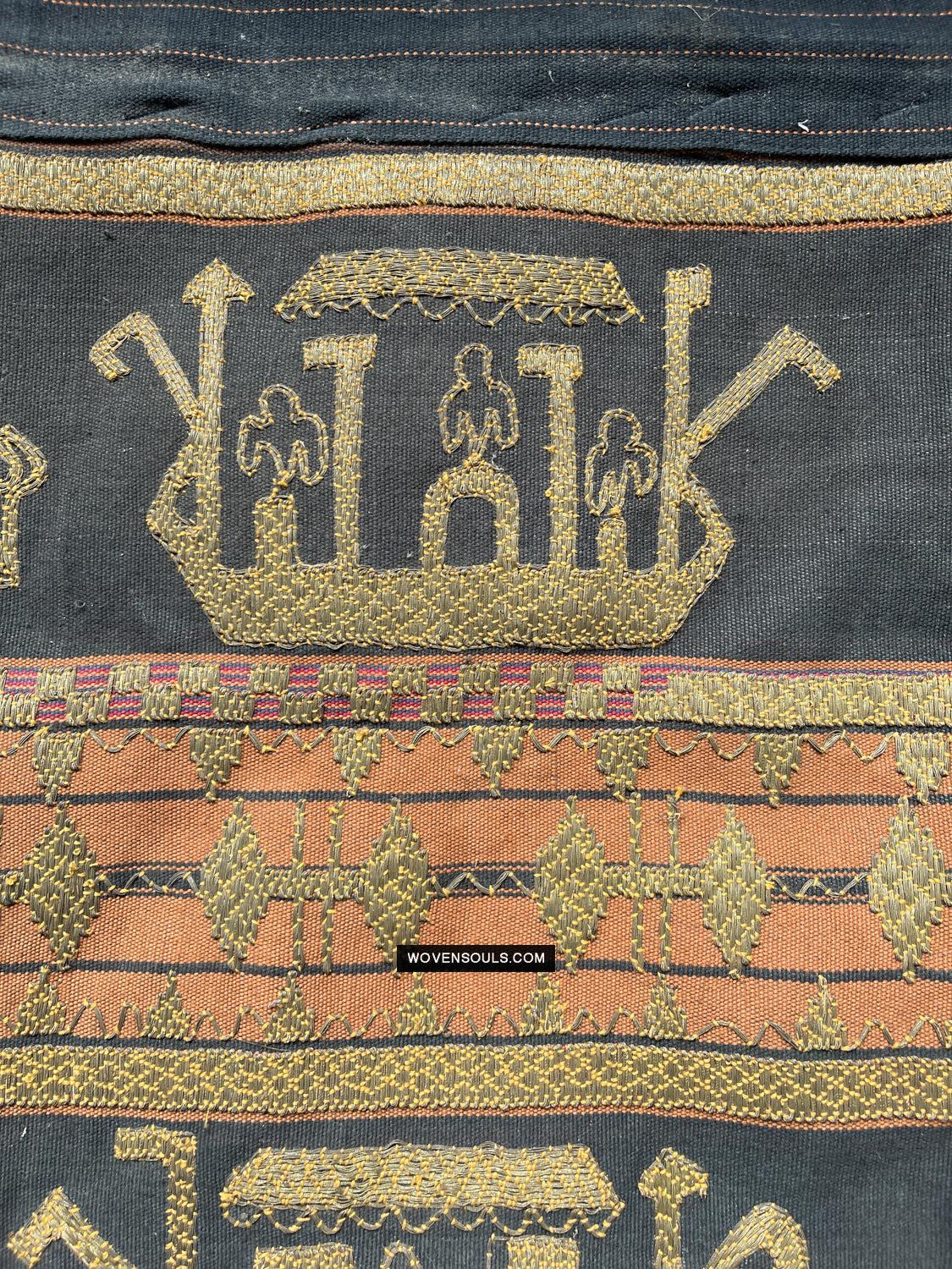 1686 Rare Antique Kain Tapis Tampan Ship Cloth-WOVENSOULS Antique Textiles & Art Gallery