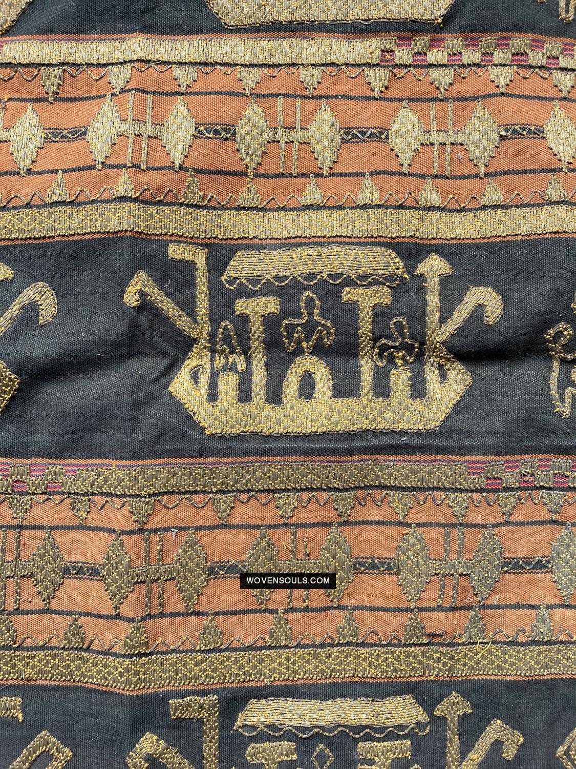 1686 Rare Antique Kain Tapis Tampan Ship Cloth-WOVENSOULS Antique Textiles & Art Gallery