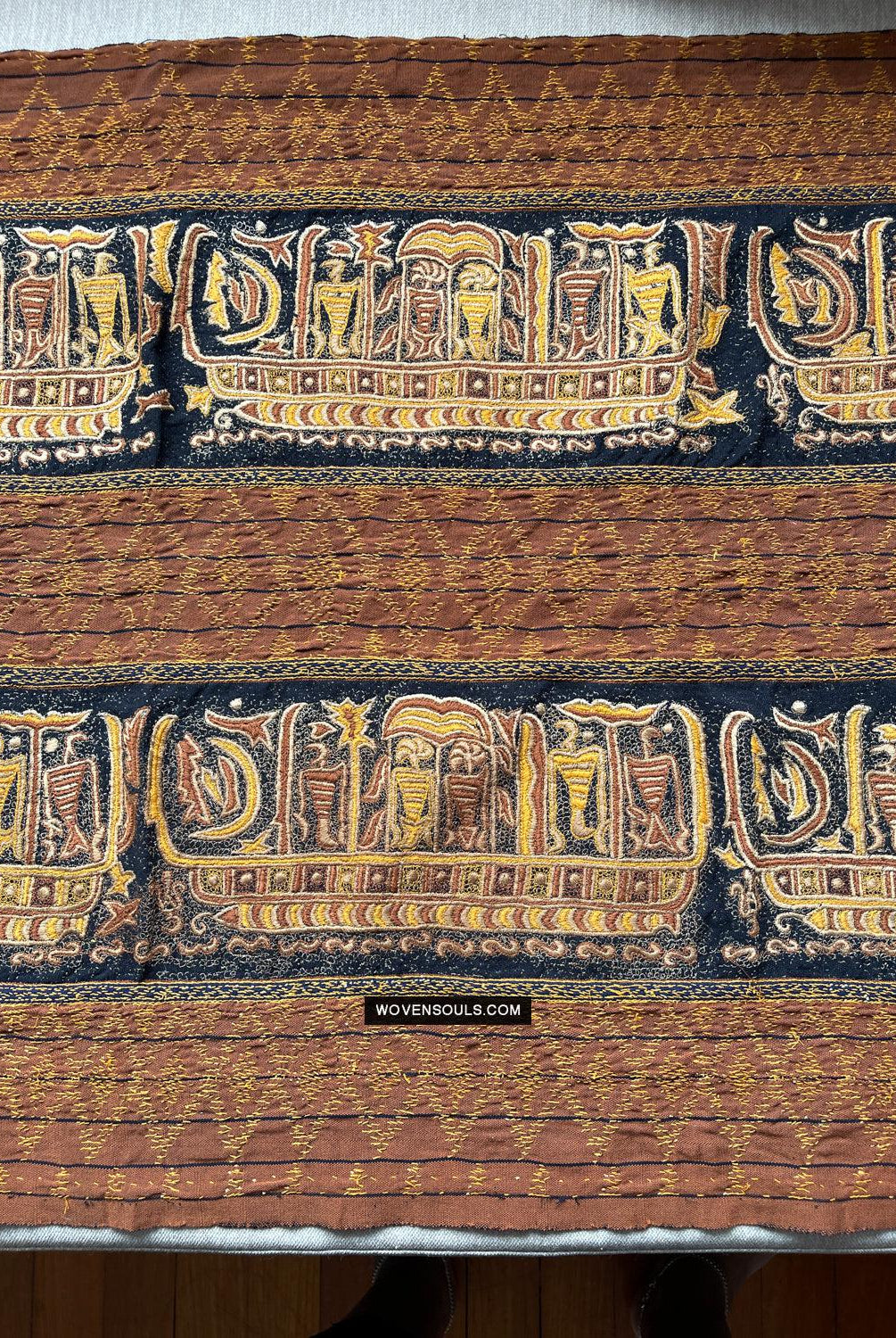 1687 SOLD Antique Tampan Ship Cloth-WOVENSOULS Antique Textiles & Art Gallery