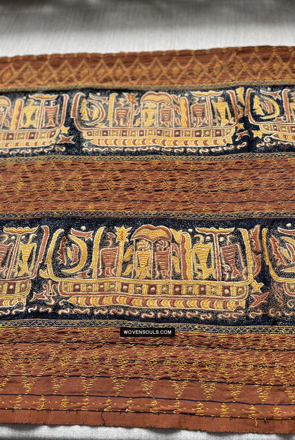 1687 SOLD Antique Tampan Ship Cloth-WOVENSOULS Antique Textiles & Art Gallery