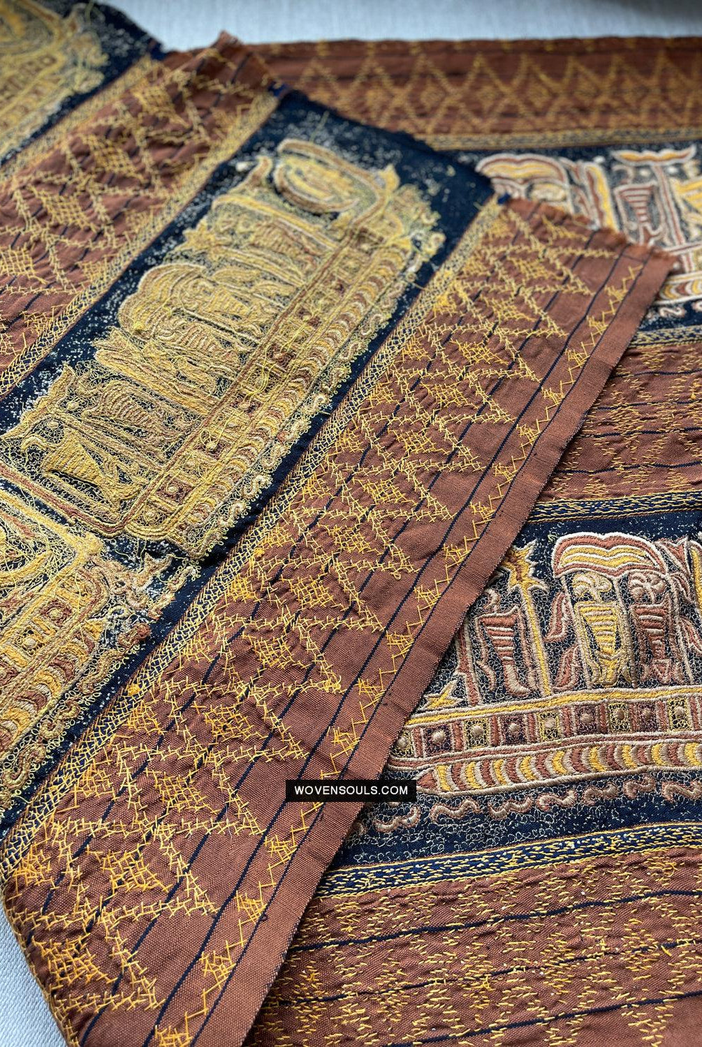 1687 SOLD Antique Tampan Ship Cloth-WOVENSOULS Antique Textiles & Art Gallery
