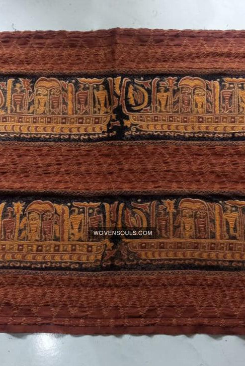 1687 SOLD Antique Tampan Ship Cloth-WOVENSOULS Antique Textiles & Art Gallery