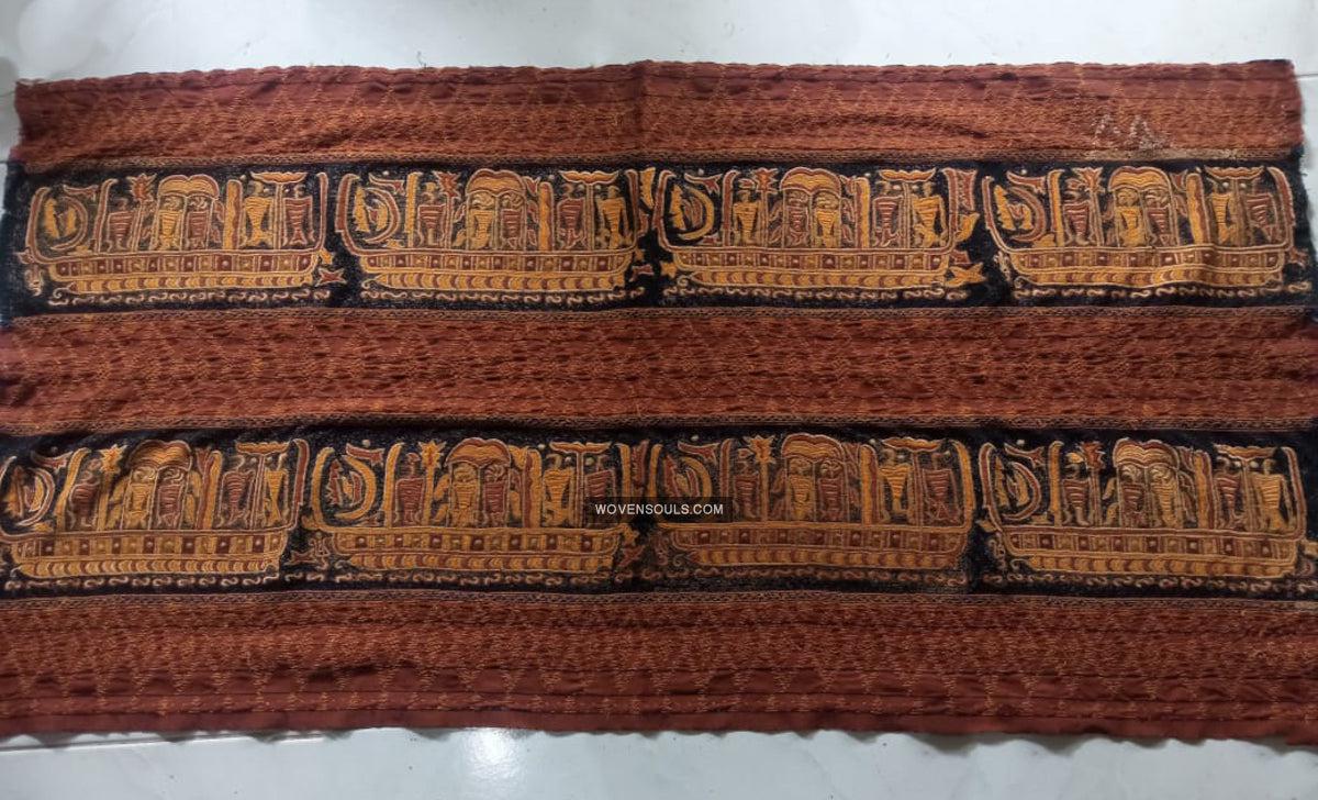 1687 SOLD Antique Tampan Ship Cloth-WOVENSOULS Antique Textiles & Art Gallery