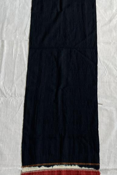 1702 Handwoven Gujarat Wool Scarf / Stole - Recently Made-WOVENSOULS Antique Textiles & Art Gallery