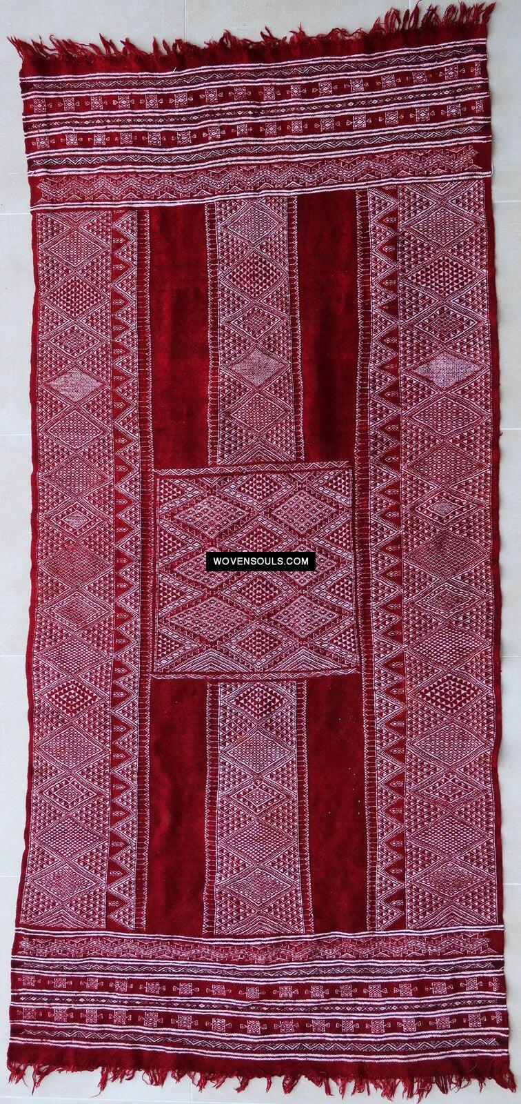 1710 Old Bakhnoug Shawl - Textile Art Masterpiece-WOVENSOULS Antique Textiles & Art Gallery