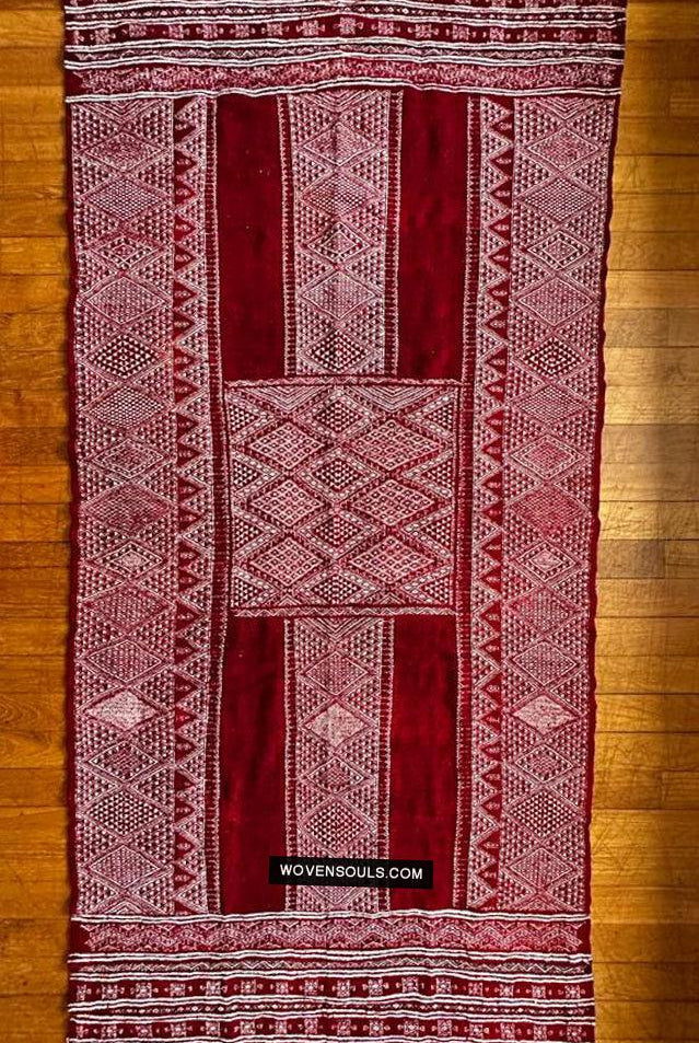 1710 Old Bakhnoug Shawl - Textile Art Masterpiece-WOVENSOULS Antique Textiles & Art Gallery