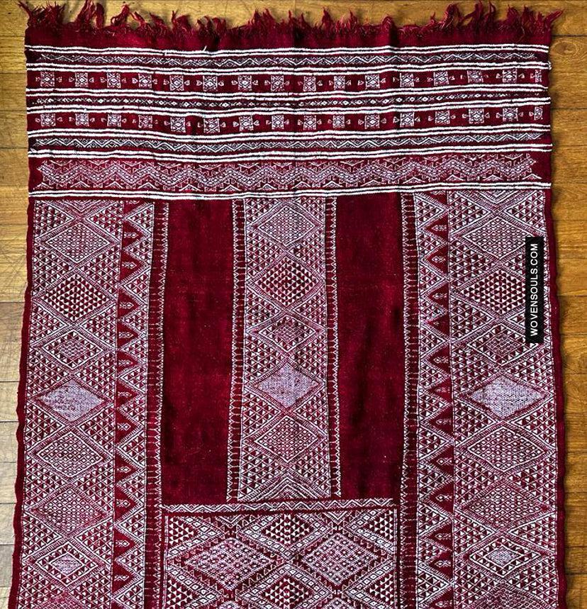 1710 Old Bakhnoug Shawl - Textile Art Masterpiece-WOVENSOULS Antique Textiles & Art Gallery