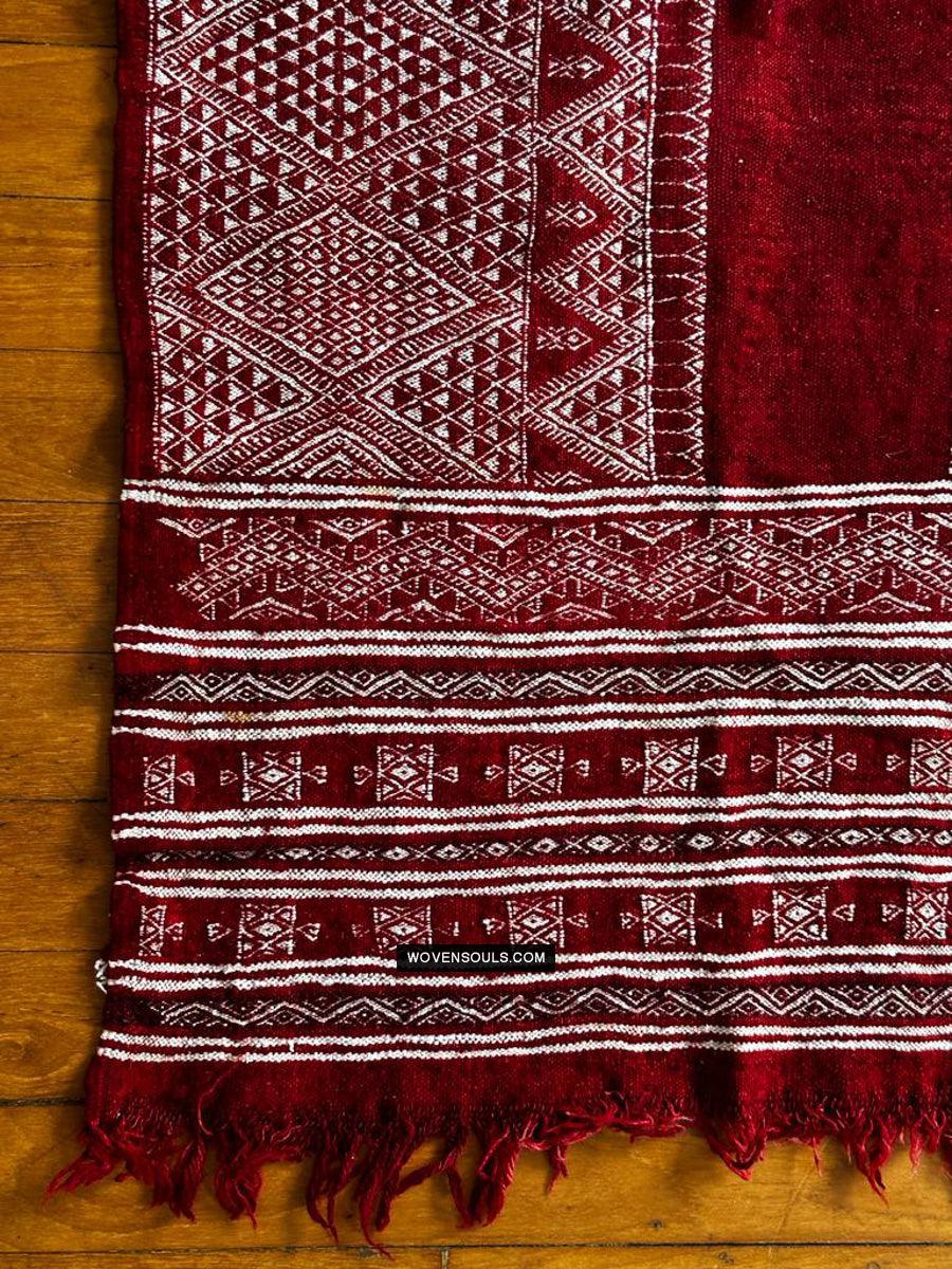 1710 Old Bakhnoug Shawl - Textile Art Masterpiece-WOVENSOULS Antique Textiles & Art Gallery