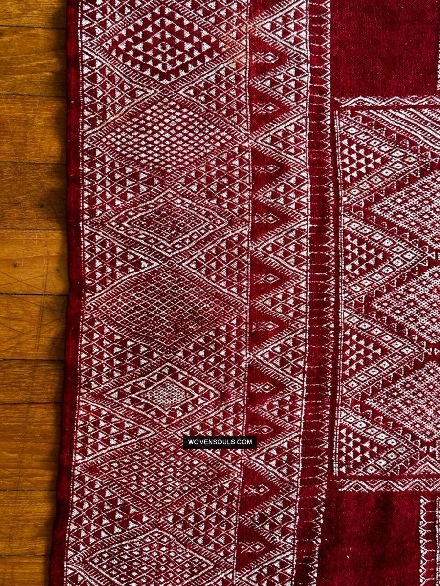 1710 Old Bakhnoug Shawl - Textile Art Masterpiece-WOVENSOULS Antique Textiles & Art Gallery