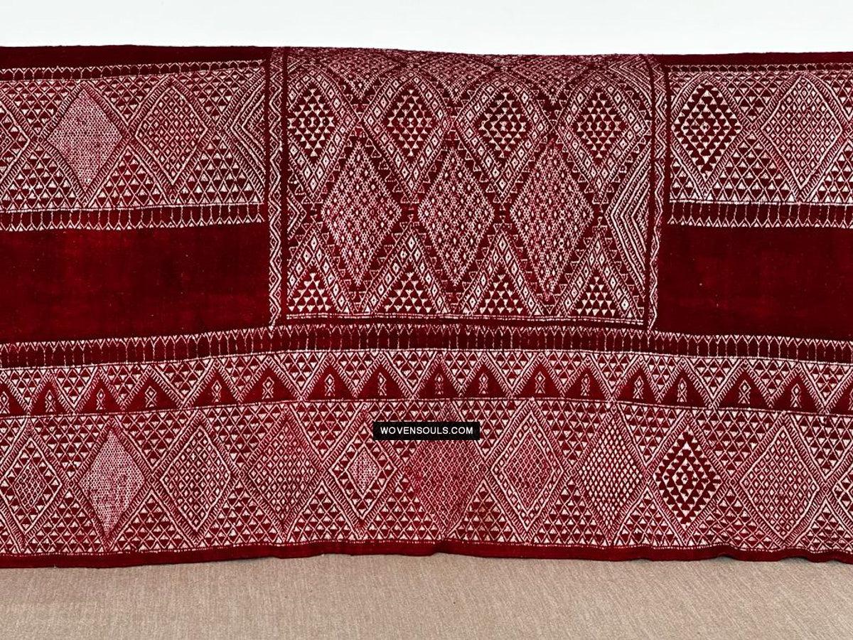 1710 Old Bakhnoug Shawl - Textile Art Masterpiece-WOVENSOULS Antique Textiles & Art Gallery