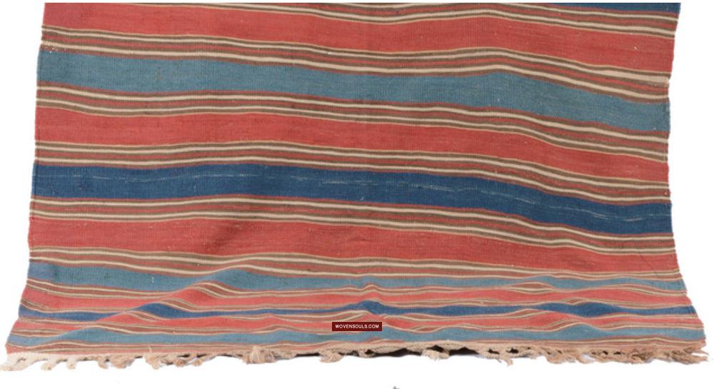 1716 Antique Caucasian Kilim-WOVENSOULS Antique Textiles & Art Gallery