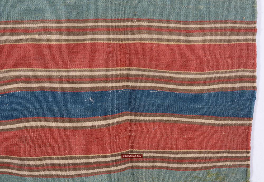 1716 Antique Caucasian Kilim-WOVENSOULS Antique Textiles & Art Gallery