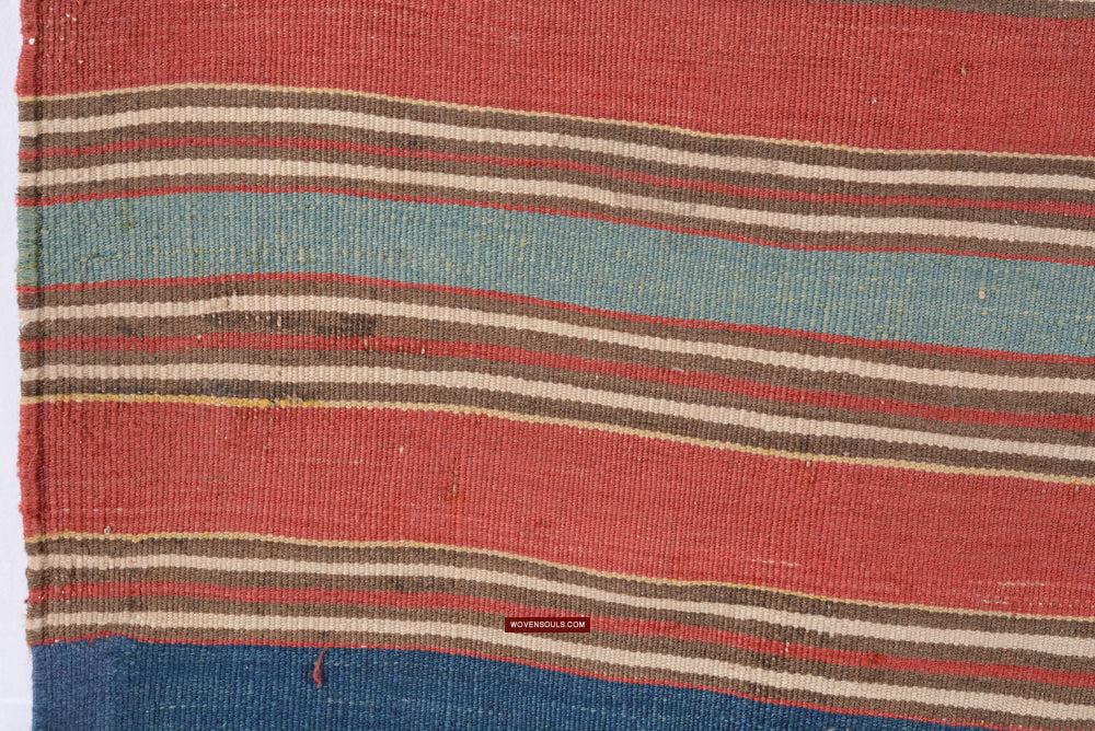 1716 Antique Caucasian Kilim-WOVENSOULS Antique Textiles & Art Gallery