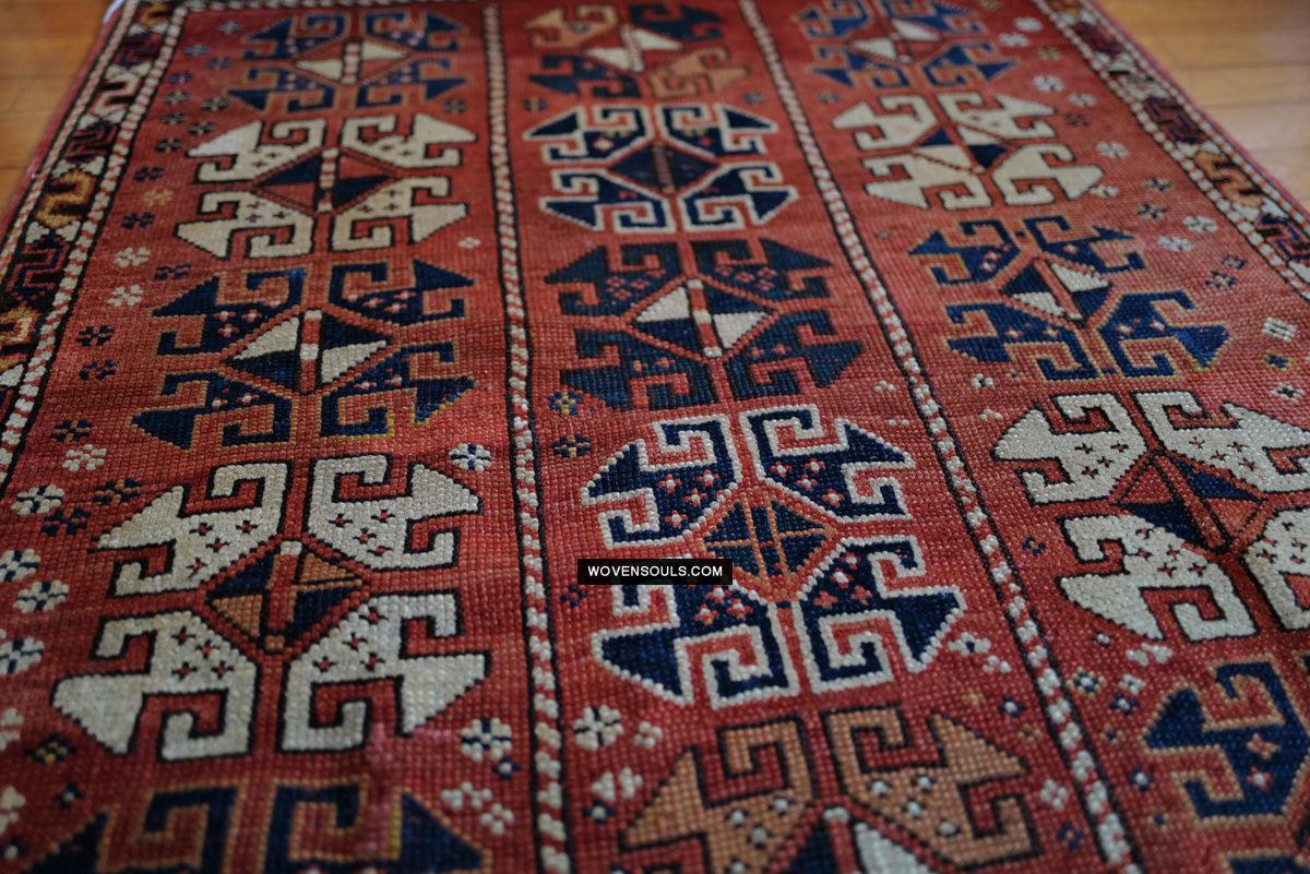 1719 Antique Bergama Turkish Rug Memling Guls?-WOVENSOULS Antique Textiles & Art Gallery